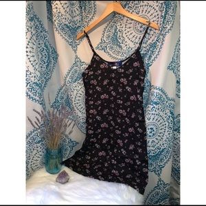 🔆 Francesca’s Black Floral Mini Dress. XS. NWOT.